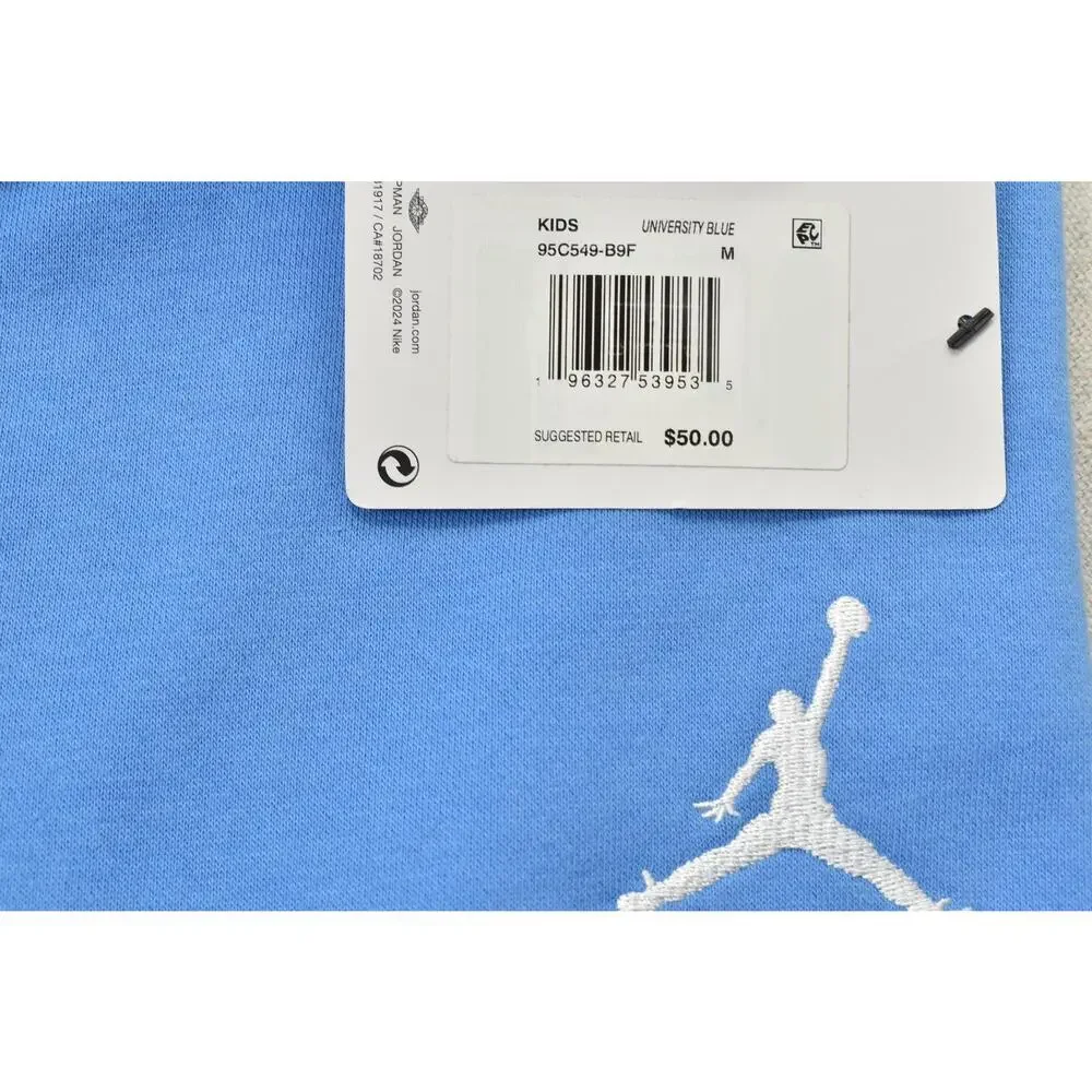 Kids Jordan Jumpman University Blue Jogger Sweatpants Kids Size M NEW 95C549 B9F